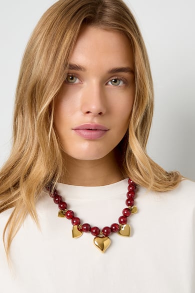 Acrylic Beaded Necklaces Heart Casual Daily Ethnic Series Women's jewelry h5 Picture2